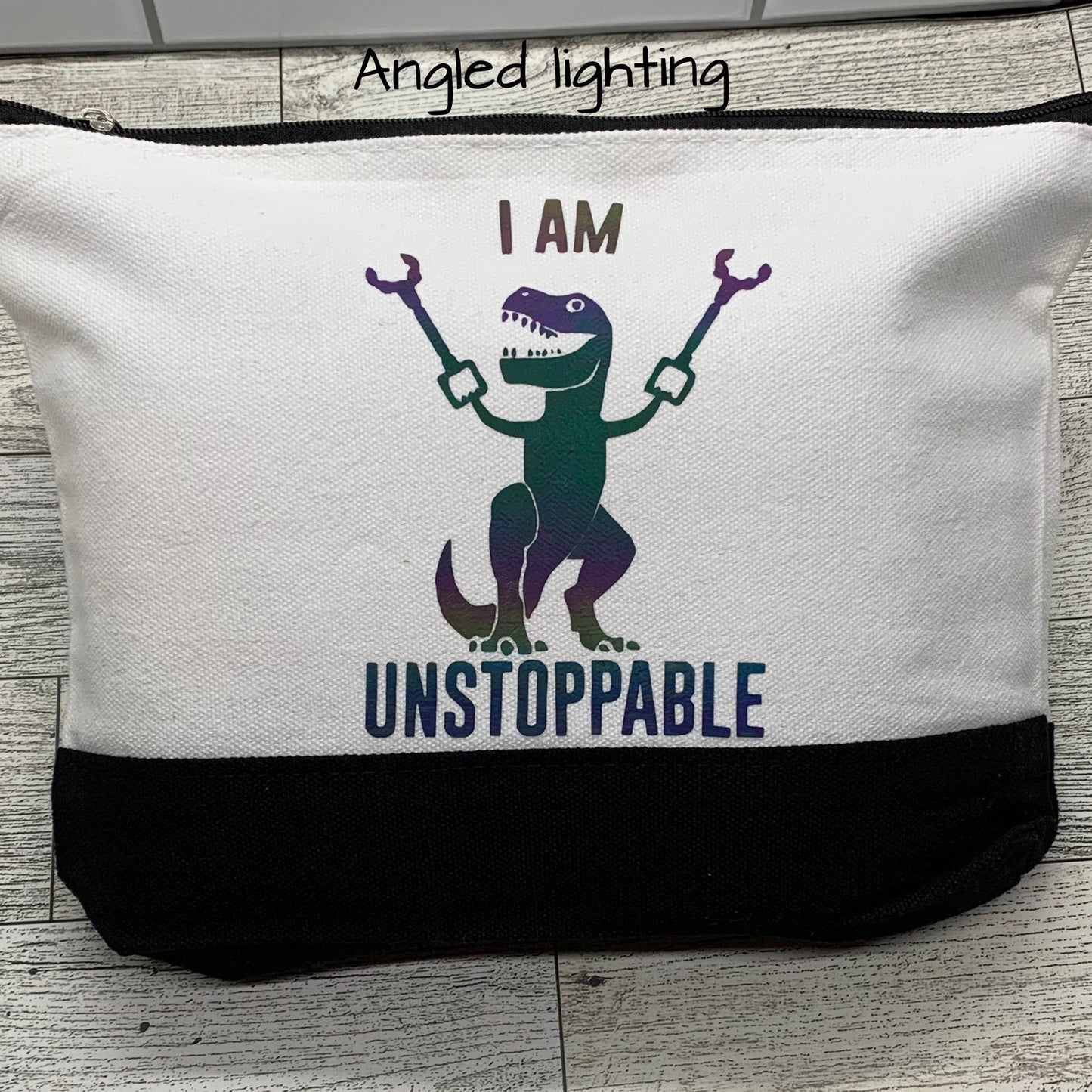 OVERSTOCK! - Naps & Nails - Unstoppable Canvas Make Up Bag