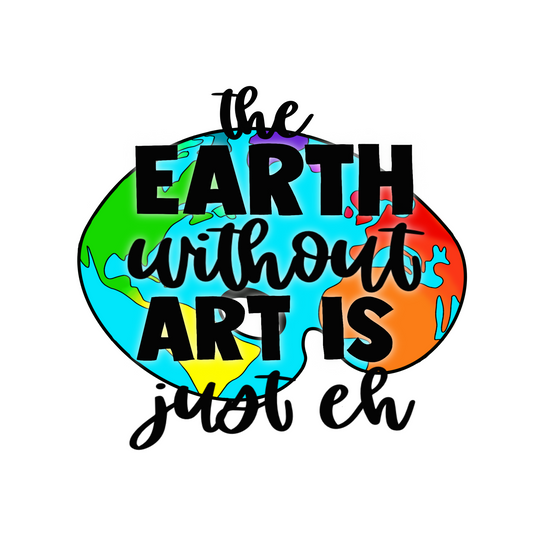 Ribbits Stickits - The Earth Without Art Is Just Eh Sticker